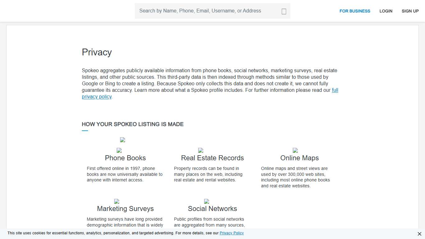 Spokeo People Search Privacy
